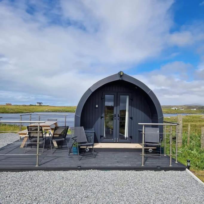 فيلا Loch An Eilean Pod Isle Of South Uist Pollachara المظهر الخارجي الصورة